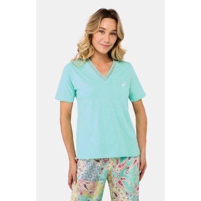 Tee-shirt en coton, manches courtes, uni ARTHUR