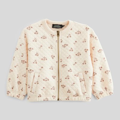 Cardigan en molleton quilté imprimé MONOPRIX