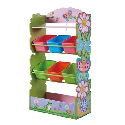 Coffre Jouets Enfant Bois SWAN LAKE TEAMSON KIDS