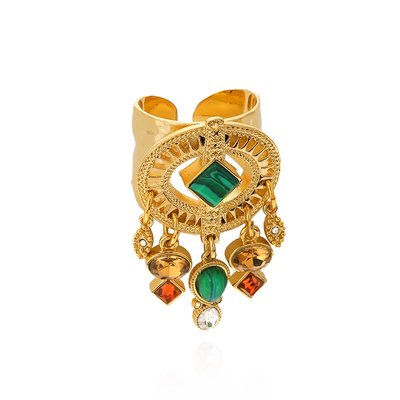 Bague ajustable avec pampilles de perles CARNABAL HIPANEMA