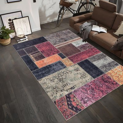 Tapis salon et chambre tissé motif oriental AKIOK UN AMOUR DE TAPIS