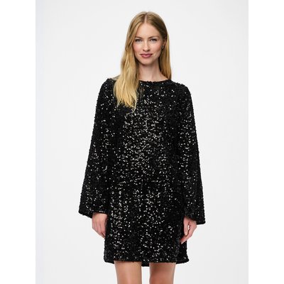 Robe à sequins avec détail noeud dans le dos PIECES