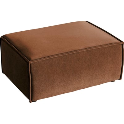 Pouf rectangulaire en tissu côtelé COPERTINO RECOLLECTION