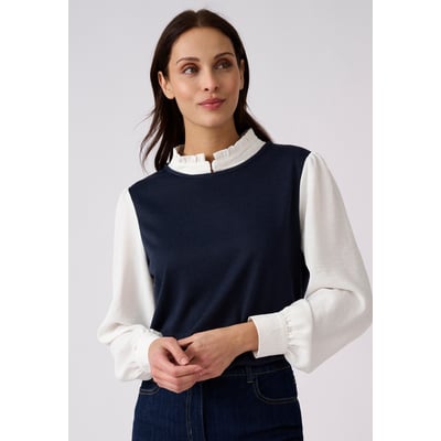 T-shirt effet 2 en 1 en maille chaude DAMART