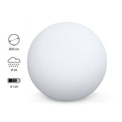 Boule lumineuse intérieur/extérieur LED avec batterie SPHÈRE LED SWEEEK