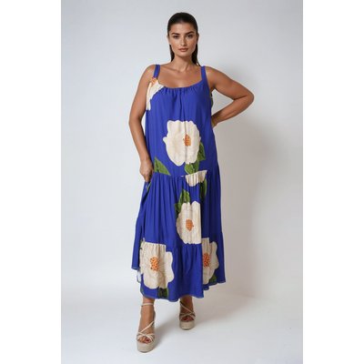 Robe longue à bretelles de style bohême JEAN-MARC PHILIPPE