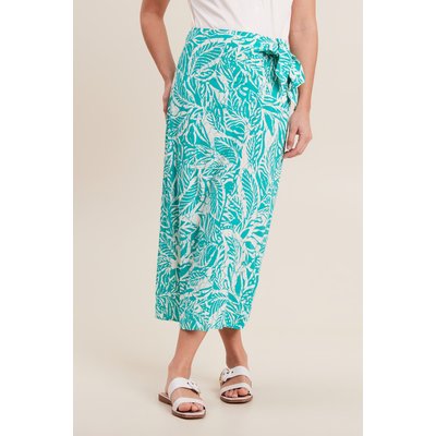 Jupe midi portefeuille satin BREAL