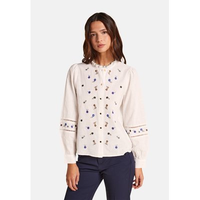 Chemise broderies fleurs I.Code ICODE