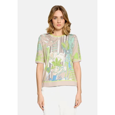 Pull-over en fine maille à impression BETTY BARCLAY