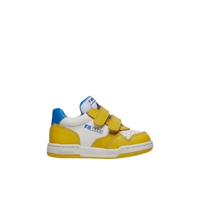 Baskets en cuir et tissu BOUNCE VL. FALCOTTO