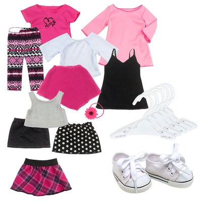 12 Pcs Vêtements Poupée TEAMSON KIDS
