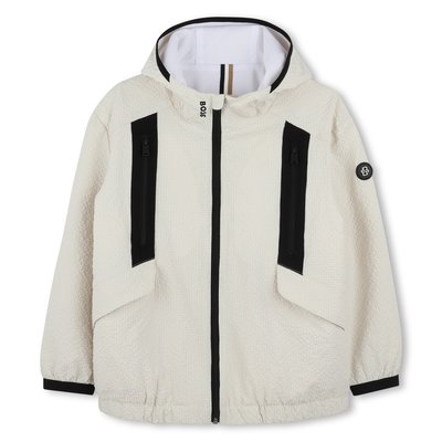 Coupe-vent zippé à capuche BOSS KIDSWEAR