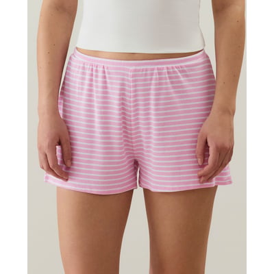 Short en jersey côtelé noir CORENIGHTIZ UNDIZ