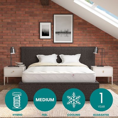 Aspire Essentials Dual Comfort Cool Hybrid Plus Mattress ASPIRE