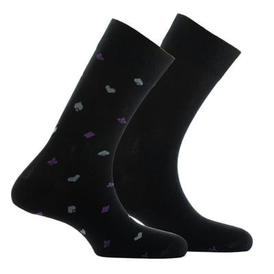 Lot de 2 paires de mi-chaussettes en coton All over as KINDY