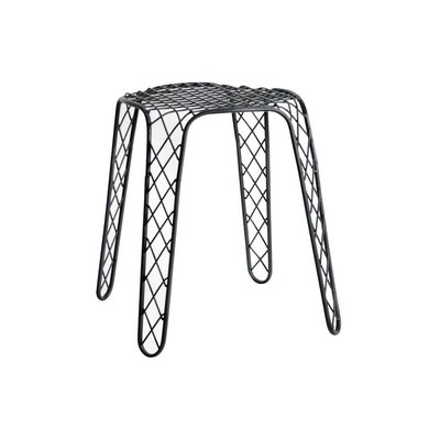 Tabouret en métal noir antique AUBRY GASPARD
