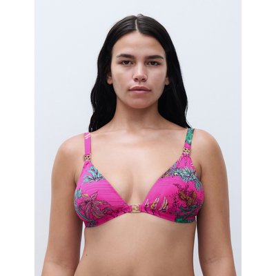 Haut de maillot de bain sans armature triangle coques spacer amovibles SAUVAGE CHANTELLE