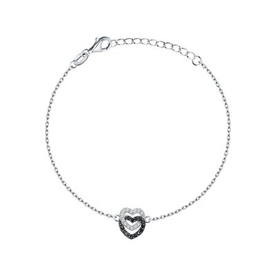 Bracelet en argent 925 et oxyde de zirconium multicolore CLEOR