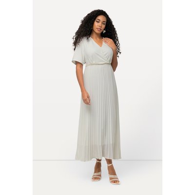 Robe maxi plissée avec manches ULLA POPKEN