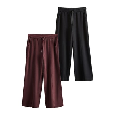 Pantalon de jogging large en jersey, lot 2 NEXT