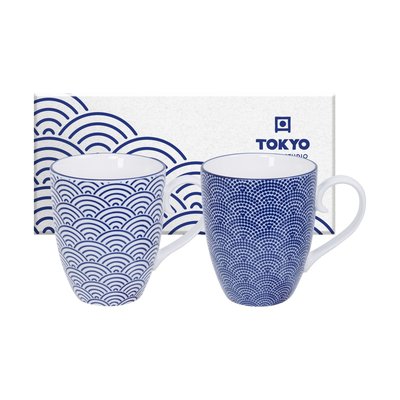 Coffret De 2 Mugs Nippon Blue TOKYO DESIGN STUDIO