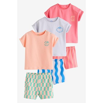 Haut et short bébé, lot de 6 ensemble NEXT