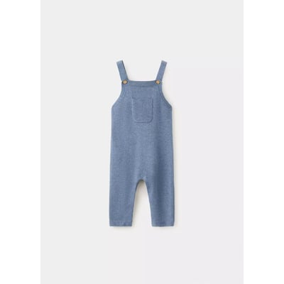Salopette en coton à poche MANGO BABY