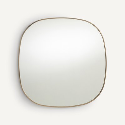 Caligone 80cm High Aged Brass Mirror AM.PM