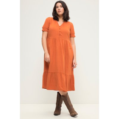 Robe midi en mousseline coupe trapèze STUDIO UNTOLD