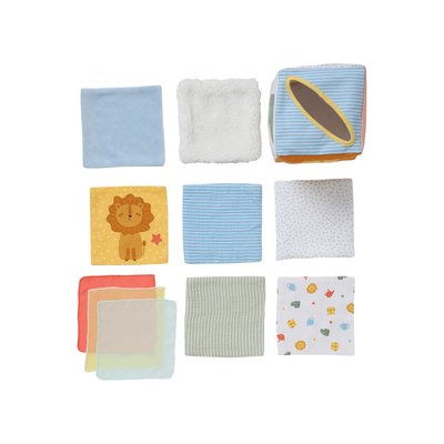Boîte à mouchoirs sensoriels en tissu VERTBAUDET