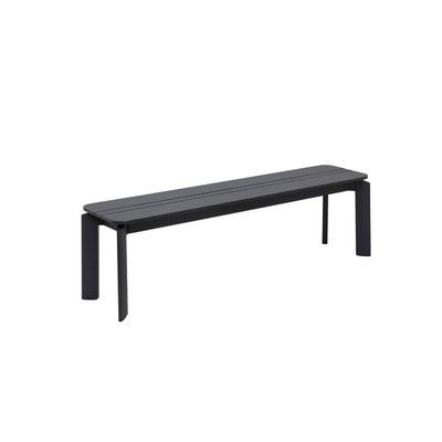 Banc en aluminium gris  APOLLON MADE IN MEUBLES 