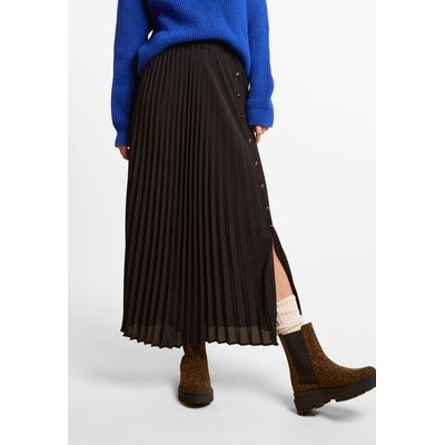 Jupe plissee noire genoux La Redoute