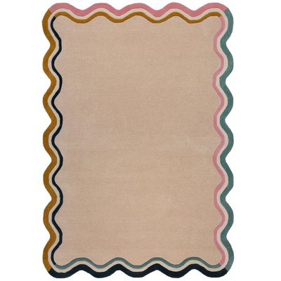 Tapis de salon design en laine RUSK NOVATREND
