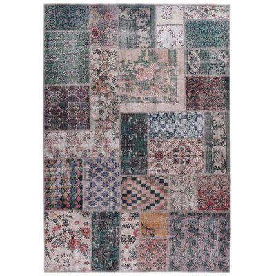 Tapis floral Adara, tissé plat,100% polyester GINO FALCONE