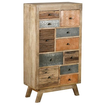 Commode haute en manguier et métal Zouma AUBRY GASPARD
