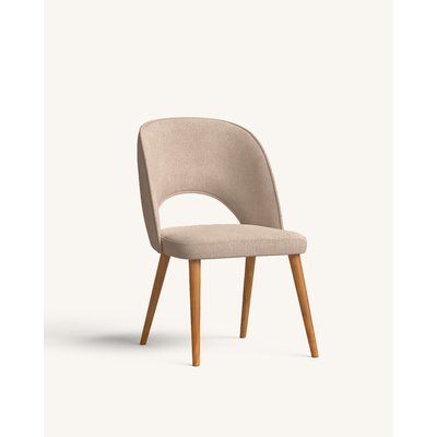 Chaise avec tissu recyclé fabriqué à la main - DANAE HANNUN