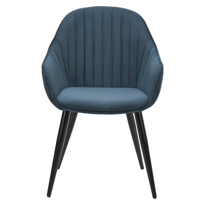 Fauteuil en velours côtelé ZAGO