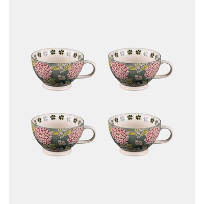 Coffret De 4 Tasses À Déjeuner - Cottage TABLE PASSION
