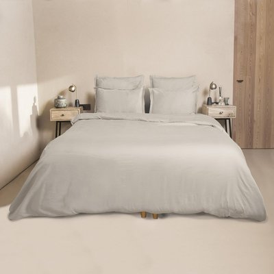 Parure + taies 65x65 satin de coton JULIA FEBRONIE