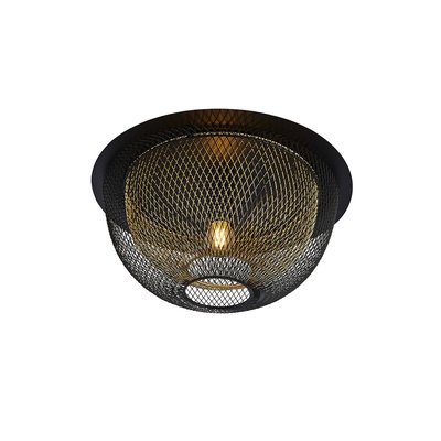 Black and Gold Double Layered Mesh Ceiling Light SO'HOME