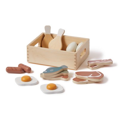 Ensemble de poisson et viande en bois FLEXA