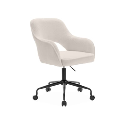 Chaise de bureau à roulettes bouclette JIM SWEEEK
