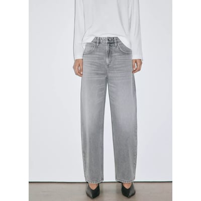 Jean balloon taille haute MANGO