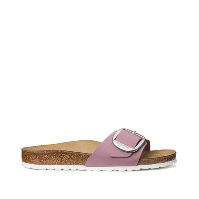 Mules cuir nubuck Madrid Big Buckle BIRKENSTOCK