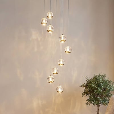 Suspension en verre designLED, Hayley LUCANDE