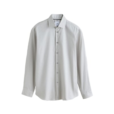 Chemise en coton stretch à manches longues NEXT