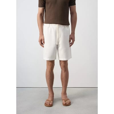 Bermuda relaxed fit en mélange de coton et lin MANGO MAN
