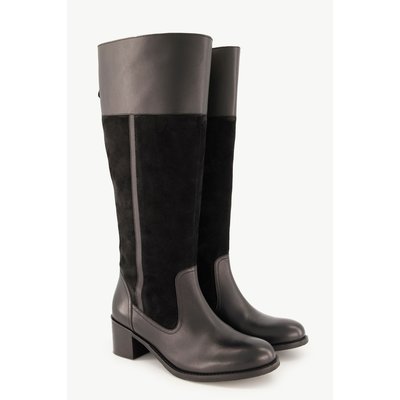 Bottes en cuir tige XXL, fermeture zippée ULLA POPKEN