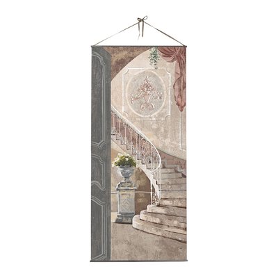 Toile trompe-l'œil Marches du Palais MATHILDE M