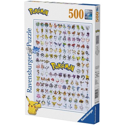 Puzzle Pokédex Pokémon 500 pcs RAVENSBURGER